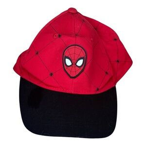 MARVEL Spider-Man hat baseball cap Red and Black kids adjustable
